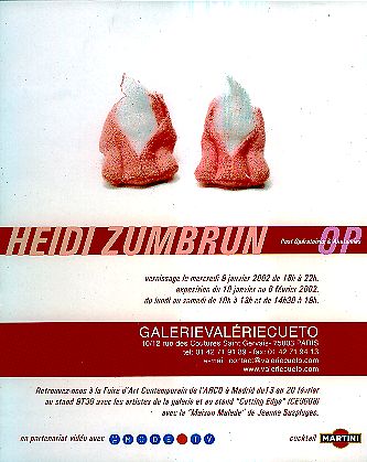 Heidi Zumbrun, Valérie Cueto