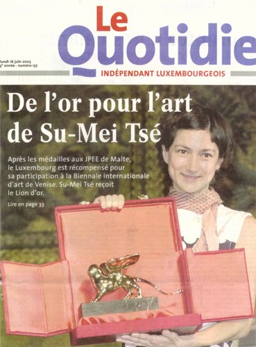 Su Mei Tse fait la Une