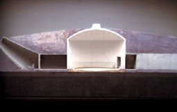 James Turrell - Crater spaces, North Space 1998 (model in 2 parts)