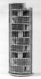 Edouard Albert - Projet de Tour, Paris 13e, 1967. Maquette d'étude