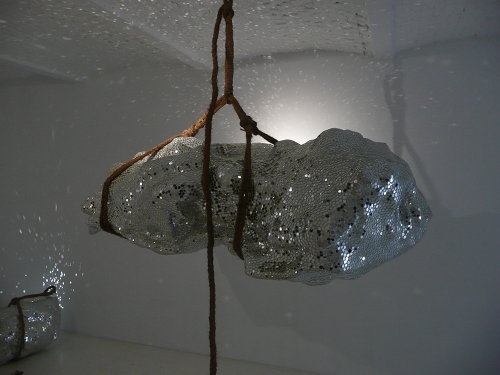 Yahel Chirinian, Floating Rocks, Installation view